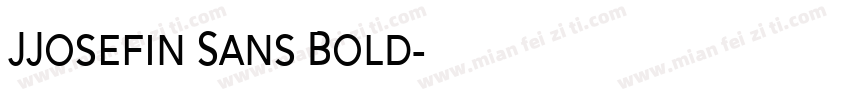JJosefin Sans Bold字体转换